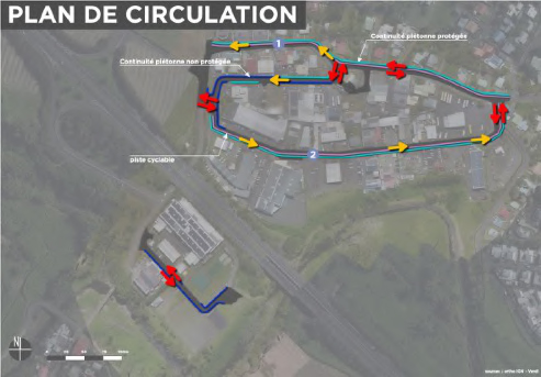 Espaces publics TRAMES - Requalification des ZAE de la CIREST